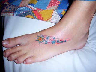 image of Shooting star tattoo for girls